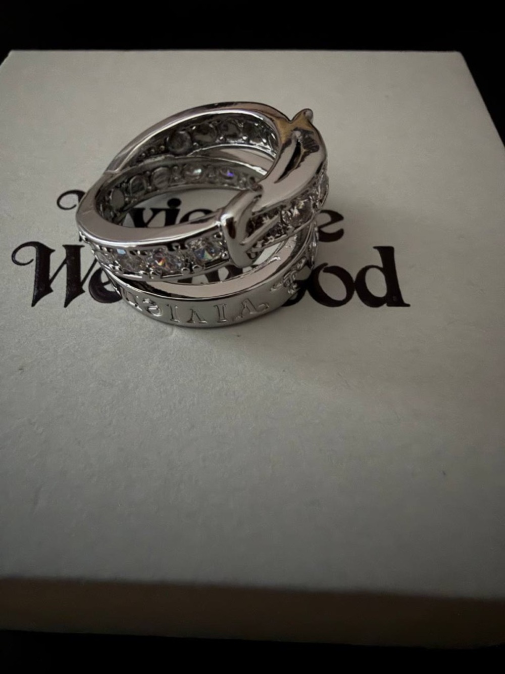 Vivienne Westwood silver ring size M/7.5